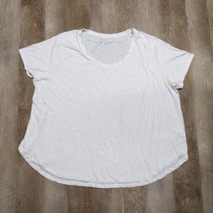 Ava & Viv White Tee Shirt Size 4X